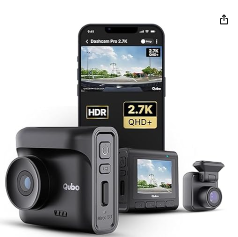 Qubo Car Dashcam Pro 2.7K